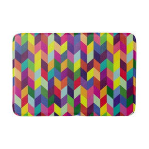 Kleurrijk Geometrisch Patroonontwerp – Modern en S Badmat