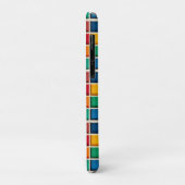 Kleurrijk Geometrisch Rasterpaneel Case-Mate iPhone Case (Achterkant/links)