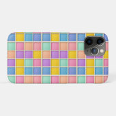 Kleurrijk Geometrisch Rasterpaneel Case-Mate iPhone Case (Achterkant (horizontaal))