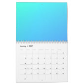 Kleurrijk Geometrisch Spectrum Design Kalender (Jan 2027)