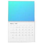 Kleurrijk Geometrisch Spectrum Design Kalender (Feb 2027)