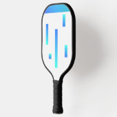 Kleurrijk Geometrisch Spectrumontwerp Pickleball Paddle (Links)
