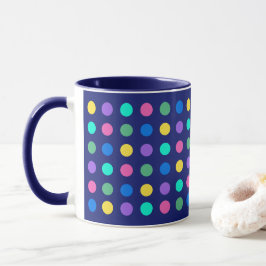 Kleurrijk Geometrisch Stippen Drinkware Design - Mok