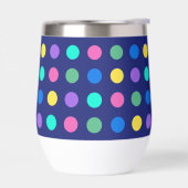 Kleurrijk geometrisch stippen drinkware ontwerp - (Links)