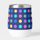 Kleurrijk geometrisch stippen drinkware ontwerp - (Achterkant)