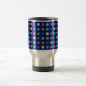 Kleurrijk geometrisch stippen drinkware ontwerp - reisbeker (Center)