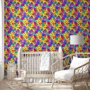 Kleurrijk geometrisch vormenpatroon 1 behang