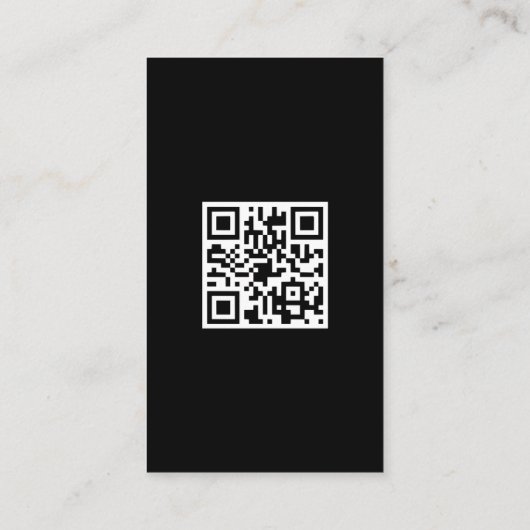 Kleurrijk geometrisch Wereldbol | QR-code Visitekaartje (Achterkant)