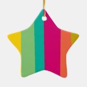 kleurrijk gepatterd keramisch ornament (Achterkant)