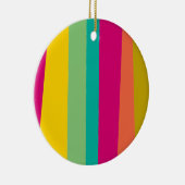 kleurrijk gepatterd keramisch ornament (Rechts)