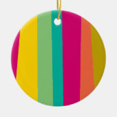 kleurrijk gepatterd keramisch ornament (Voorkant)