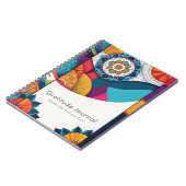 Kleurrijk gepersonaliseerd dankbaarheidsdagboek notitieboek (Linkerzijde)