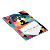 Kleurrijk gepersonaliseerd dankbaarheidsdagboek notitieboek (Rechterzijde)