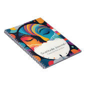 Kleurrijk gepersonaliseerd dankbaarheidsdagboek notitieboek (Rechterzijde)