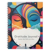 Kleurrijk gepersonaliseerd dankbaarheidsdagboek notitieboek (Voorkant)