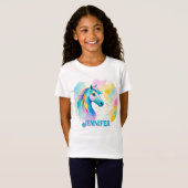 Kleurrijk Gepersonaliseerd Spirit Pony 10 Kind T-s T-shirt (Voorkant volledig)