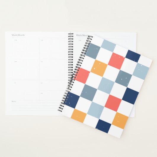 kleurrijk Geruite 2024 Planner (Display)