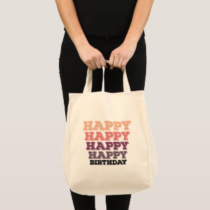 kleurrijk  geschenk voor blijdschap tote bag