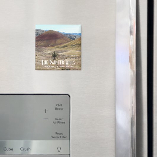 Kleurrijk geschilderd heuvellandschap magneet (Insitu (Koelkast))