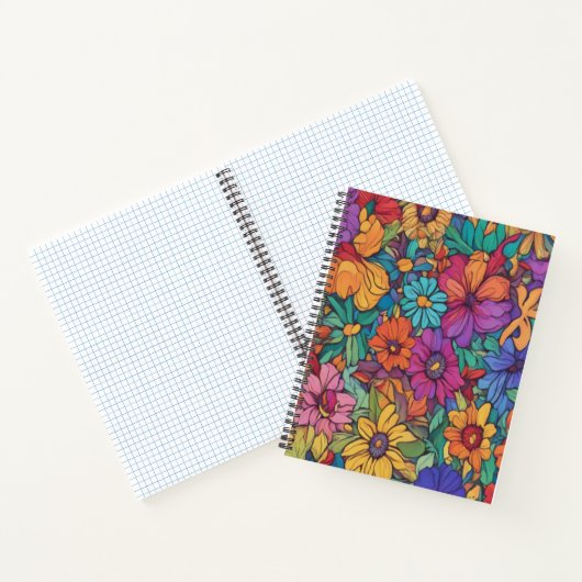 Kleurrijk gesmolten goud #52 - Spiral Notitieboek (Binnen)