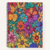 Kleurrijk gesmolten goud #52 - Spiral Notitieboek (Voorkant)