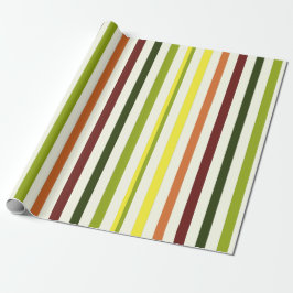 Kleurrijk gestreept cadeaupapier