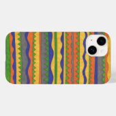 Kleurrijk gestreept patroon Case-Mate iPhone case (Achterkant (horizontaal))