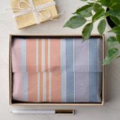 Kleurrijk Gestreept Stof Art Tissue Papier (Geschenk)