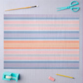 Kleurrijk Gestreept Stof Art Tissue Papier (Craft)