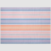 Kleurrijk Gestreept Stof Art Tissue Papier (Voorkant)