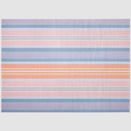 Kleurrijk Gestreept Stof Art Tissue Papier