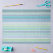 Kleurrijk Gestreept Stof Art Tissue Papier (Craft)