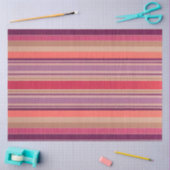 Kleurrijk Gestreept Stof Art Tissue Papier (Craft)