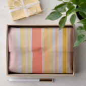 Kleurrijk Gestreept Stof Art Tissue Papier (Geschenk)