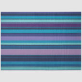 Kleurrijk Gestreept Stof Art Tissue Papier (Voorkant)