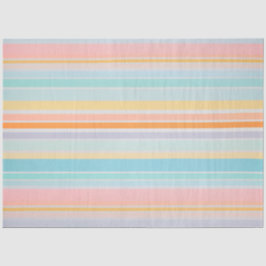 Kleurrijk Gestreept Stof Art Tissue Papier