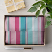 Kleurrijk Gestreept Stof Art Tissue Papier (Geschenk)