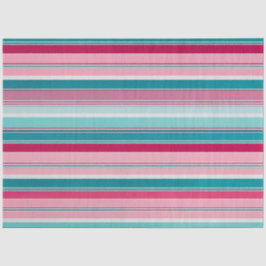 Kleurrijk Gestreept Stof Art Tissue Papier