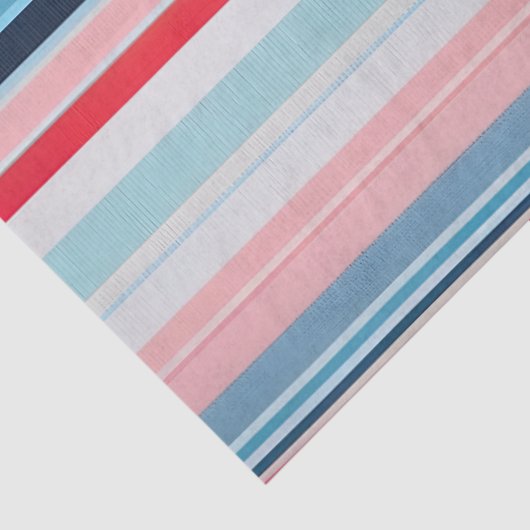 Kleurrijk Gestreept Stof Art Tissue Papier (Detail)