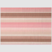 Kleurrijk Gestreept Stof Art Tissue Papier (Voorkant)