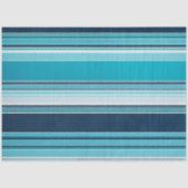 Kleurrijk Gestreept Stof Art Tissue Papier (Voorkant)