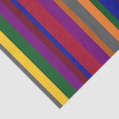 Kleurrijk gestreept tissuepapier (Detail)