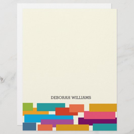 kleurrijk gevlekt (Voorkant / Achterkant)