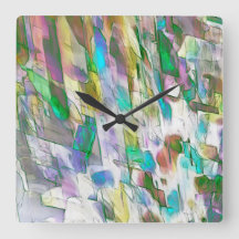 Kleurrijk gevlekt, ondoorzichtig tegenover een gla