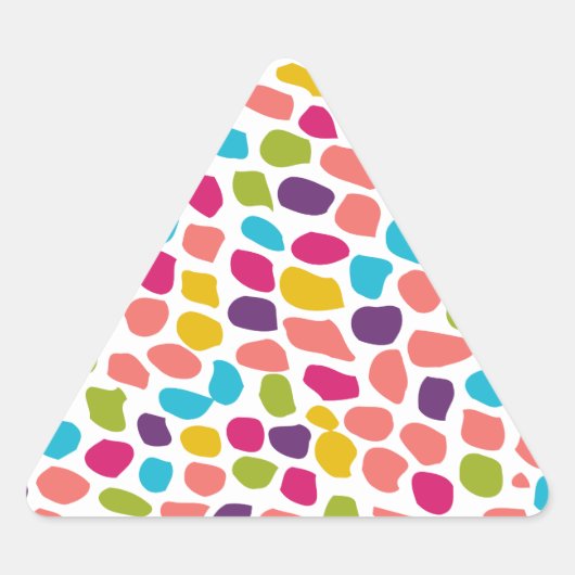 kleurrijk gevlekt sticker (Voorkant)