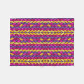 Kleurrijk Geweven Patroon Dekbed Fleece Deken (Voorkant (Horizontaal))