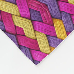 Kleurrijk Geweven Patroon Dekbed Fleece Deken
