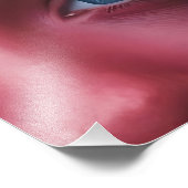 Kleurrijk gezichtspatroon foto afdruk (Hoek)