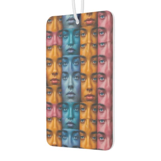 Kleurrijk gezichtspatroon luchtverfrisser (Links)