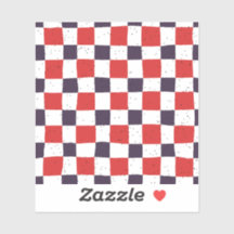 Kleurrijk gingham patroon Cool Scrapbooking rood